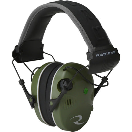 Radians R3400 Quad Mic Electronic Earmuff Military Green/Black | Radians