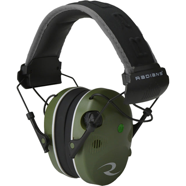 Radians R3400 Quad Mic Electronic Earmuff Military Green/Black | Radians