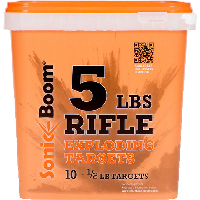 Sonic Boom Exploding Rifle Targets 1/2 lb. 10 pk. | Sonic Boom