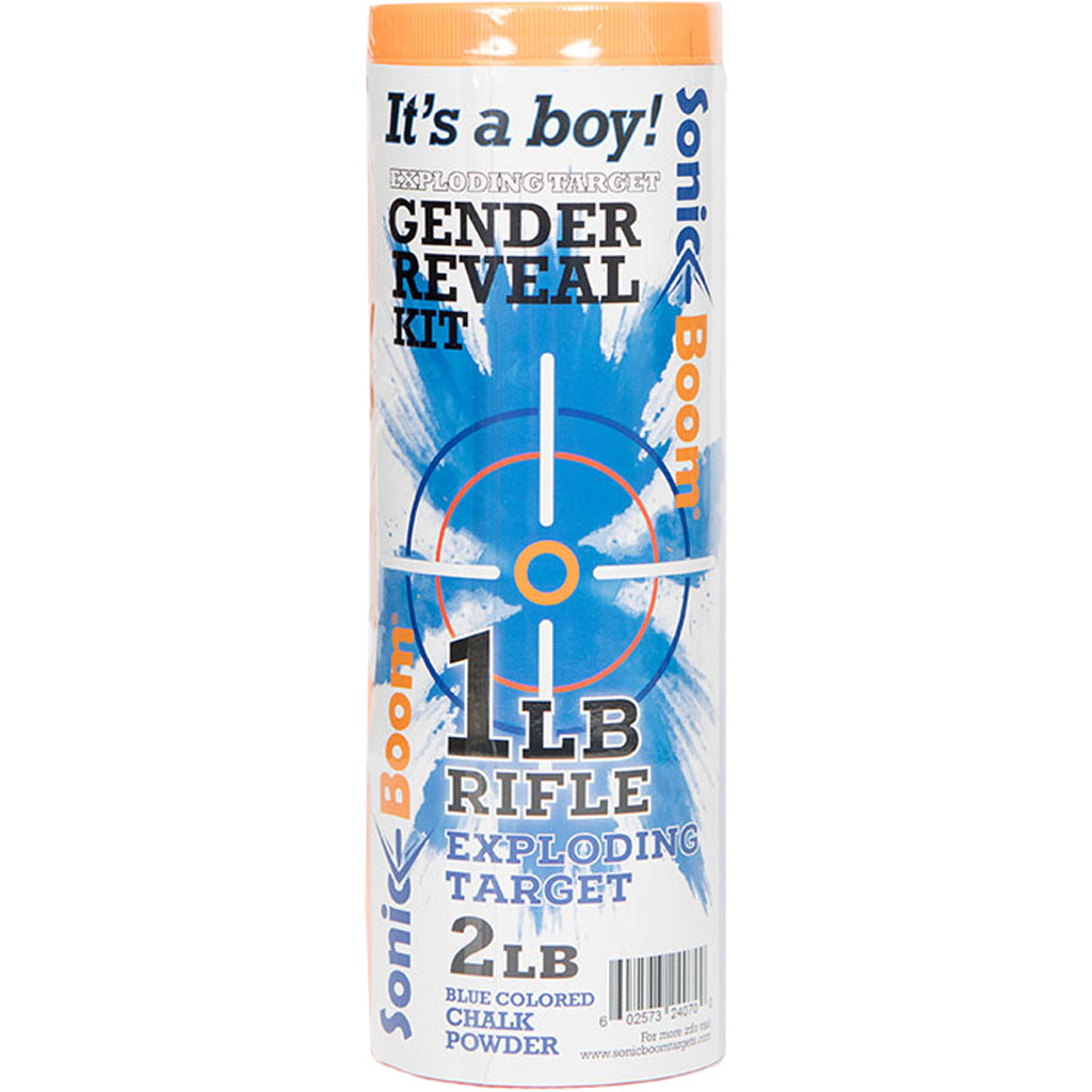 Sonic Boom Exploding Target Gender Reveal Kit Boy 1 lb. Blue | Sonic Boom