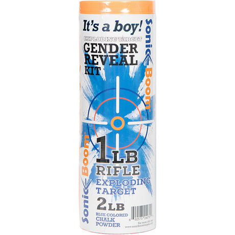 Sonic Boom Exploding Target Gender Reveal Kit Boy 1 lb. Blue | Sonic Boom