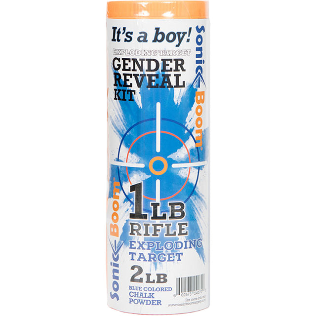 Sonic Boom Exploding Target Gender Reveal Kit Boy 1 lb. Blue | Sonic Boom