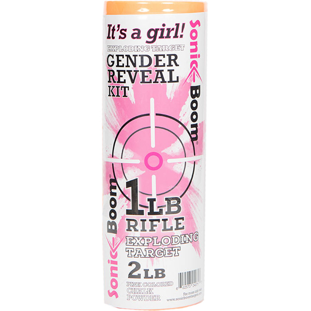 Sonic Boom Exploding Target Gender Reveal Kit Girl 1 lb. Pink | Sonic Boom