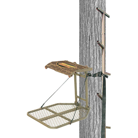 Trophy Treestands Archers Roost Combo Hang On Stand & 20ft. Climbing Sticks | Trophy Treestands