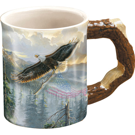 Wild Wings Sculpted Mug Rebuilding America Bald Eagle | Wild Wings