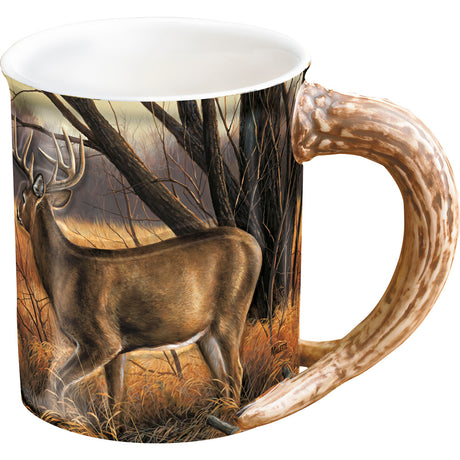 Wild Wings Sculpted Mug Abandoned Farmstead Whitetail Deer | Wild Wings