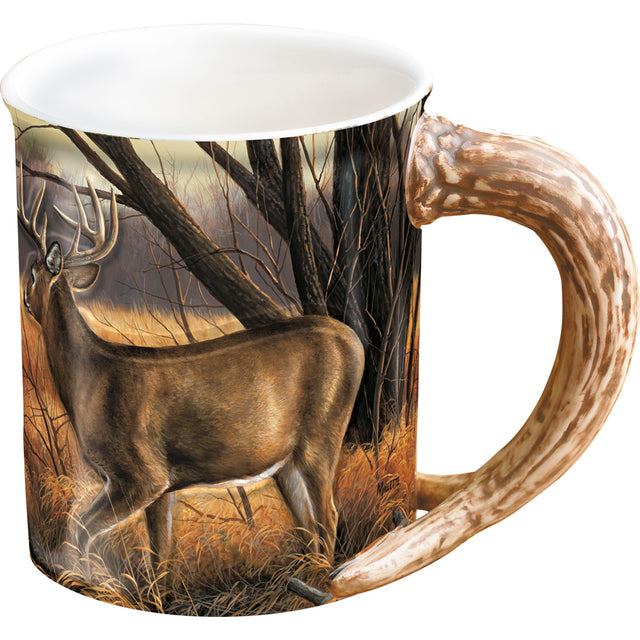 Wild Wings Sculpted Mug Abandoned Farmstead Whitetail Deer | Wild Wings