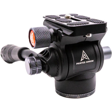 Painted Arrow FH-1 Tripod Fluid Head 1/4-20 and 3/8-16 Compatible | PAINTED ARROW