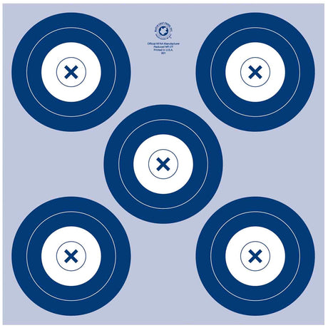 Maple Leaf NFAA Indoor Target 5 Spot Target 25 pk. | Maple Leaf Press