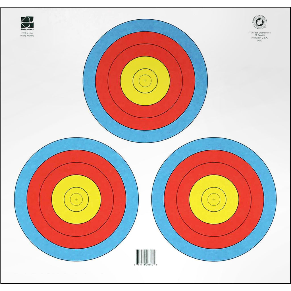 Maple Leaf WA 3 Spot Triangle Target 25 pk. | Maple Leaf Press