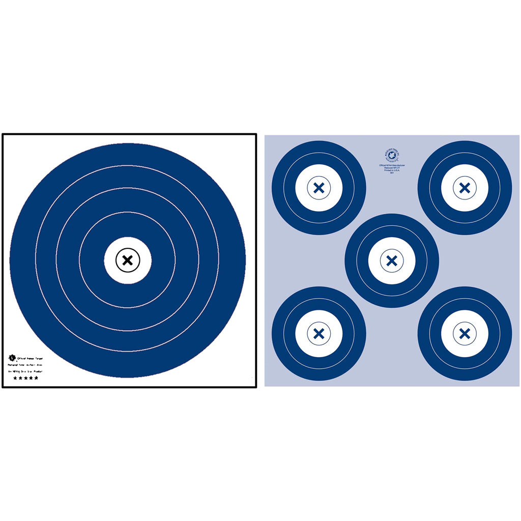Maple NFAA Dual 1-Spot/5-Spot Target 25 pk. | Maple Leaf Press