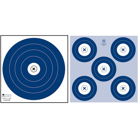 Maple NFAA Dual 1-Spot/5-Spot Target 25 pk. | Maple Leaf Press
