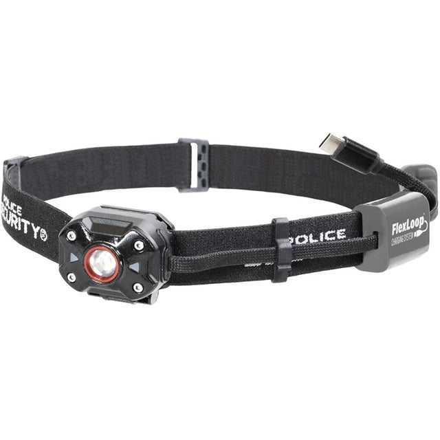 Police Security FlexLoop Mini Headlamp 600 Lumens | Police Security Flashlights