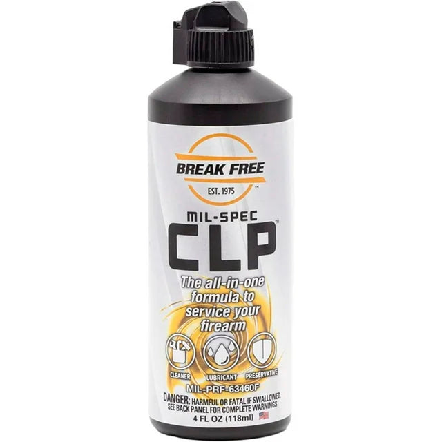 Break Free Mil Spec CLP Gun Oil 4 oz Squeeze Bottle | Break Free