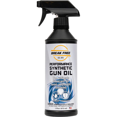 Break Free Performance Synthetic Gun Oil 1 Pint w/Trigger Sprayer | Break Free