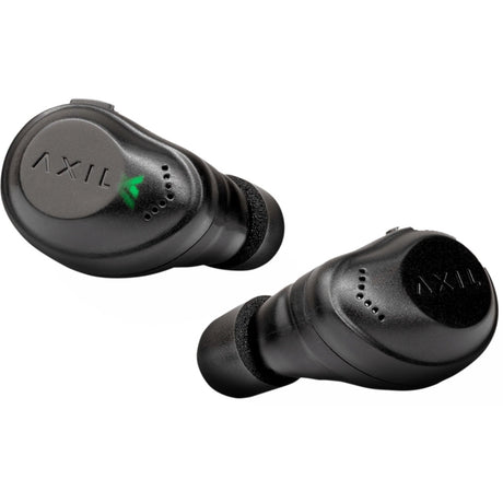 Axil XCOR Wireless Tactical Earbuds w/ Touch Controls & Bluetooth Black | Axil