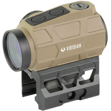 Viridian Venta Green Dot Sight 1x22 Green Dot T2 Mount included FDE | Viridian