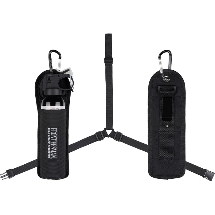 Sabre Frontiersman Bear Spray 9.2 oz with 3-in-1 Chest Holster | Sabre