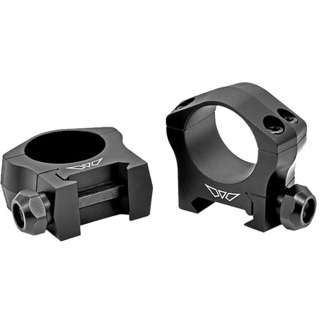 Warne Mountain Tech Scope Rings Matte Black 1 in. Low | Warne