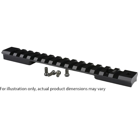 Warne Mountain Tech Tactical Rail Matte Black Howa/Vanguard Short Action | Warne