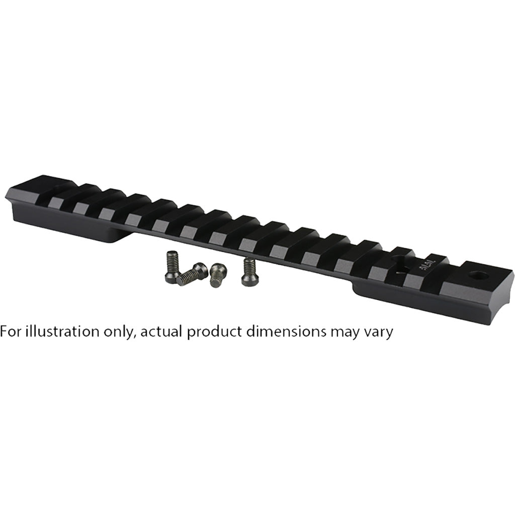 Warne Mountain Tech Tactical Rail Matte Black Howa/Vanguard Long Action | Warne