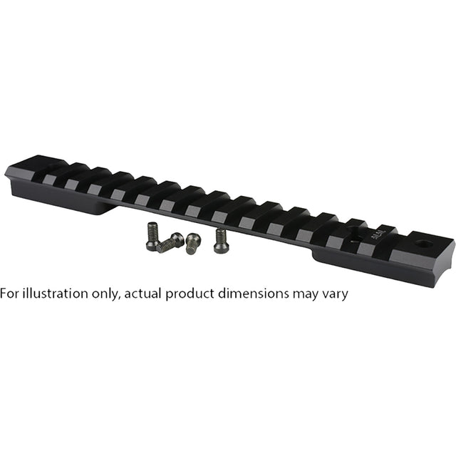 Warne Mountain Tech Tactical Rail Matte Black Howa/Vanguard Long Action | Warne