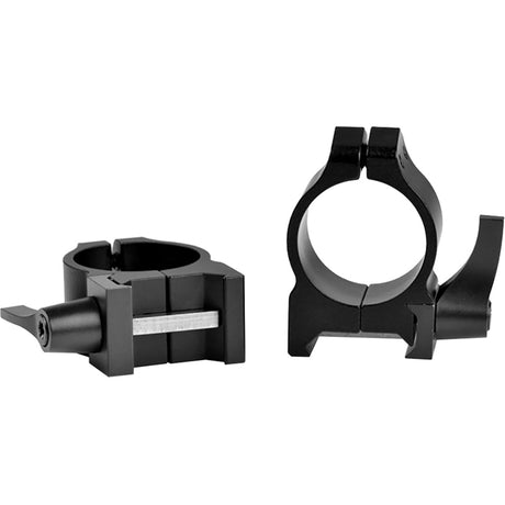 Warne Maxima Vertical Quick Detach Scope Rings Matte Black 1 in. Low | Warne