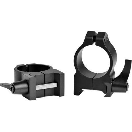 Warne Maxima Vertical Quick Detach Scope Rings Matte Black 1 in. Medium | Warne
