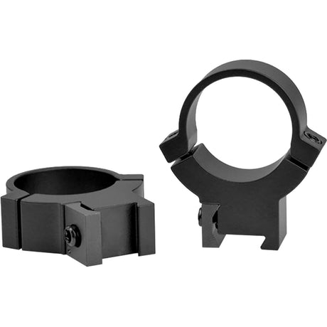 Warne Maxima Horizontal PA Rimfire Scope Rings 3/8 Dovetail Matte Black 1 in. High | Warne