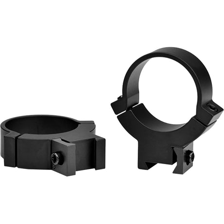 Warne Maxima Horizontal PA Rimfire Scope Rings 3/8 Dovetail Matte Black 30mm High | Warne