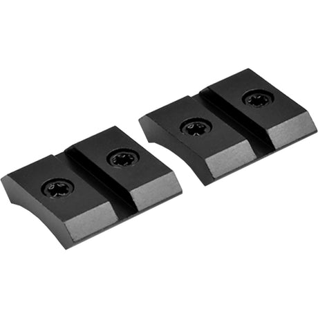 Warne Maxima 2 Piece Steel Scope Bases Matte Black Browning Bar | Warne