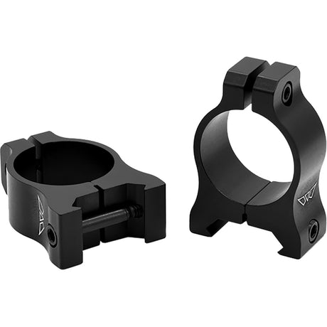 Warne Vapor Aluminum Scope Rings Matte Black 1 in. Low | Warne