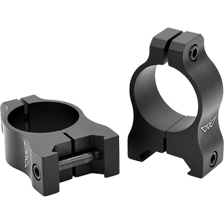 Warne Vapor Aluminum Scope Rings Matte Black 1 in. Medium | Warne