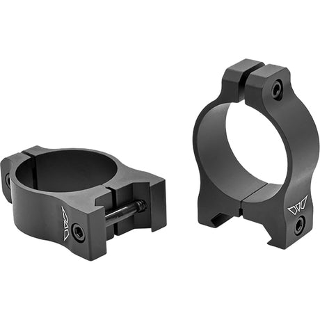 Warne Vapor Aluminum Scope Rings Matte Black 30mm Low | Warne