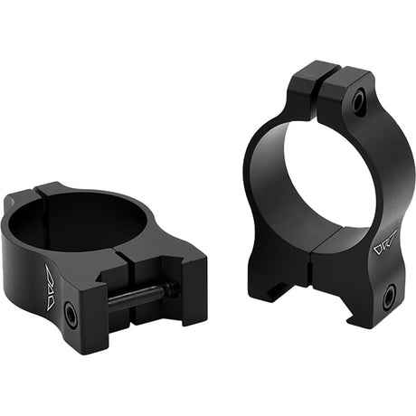 Warne Vapor Aluminum Scope Rings Matte Black 30mm Medium | Warne