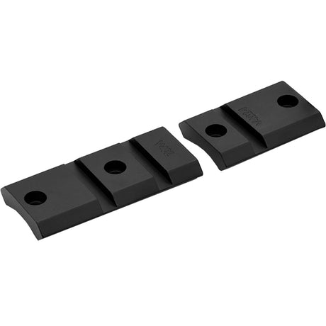 Warne Vapor Aluminum Base Set Matte Black Savage 10/110 and American Centerfire | Warne