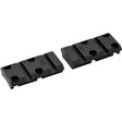 Warne Vapor Aluminum Base Set Matte Black Browning X-bolt | Warne