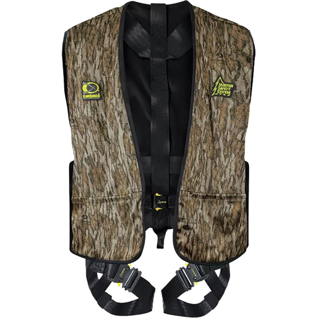 Hunter Safety System Treestalker Harness Mossy Oak Bottomland Large/X-Large | Hunter Safety System