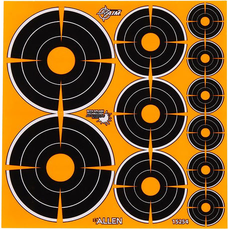 EzAim Splash Bullseye Adhesive Targets Variety Pack 12 pk. | EZAim