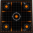 EzAim Splash Sight-In Grid Adhesive Targets 12x12 5 pk. | EZAim