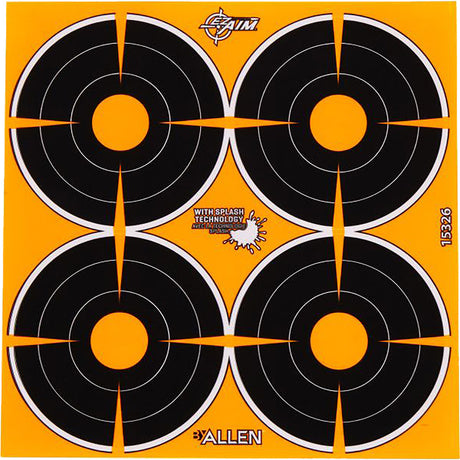 EzAim Splash Bullseye Adhesive Targets 3 in. 12 pk. | EZAim