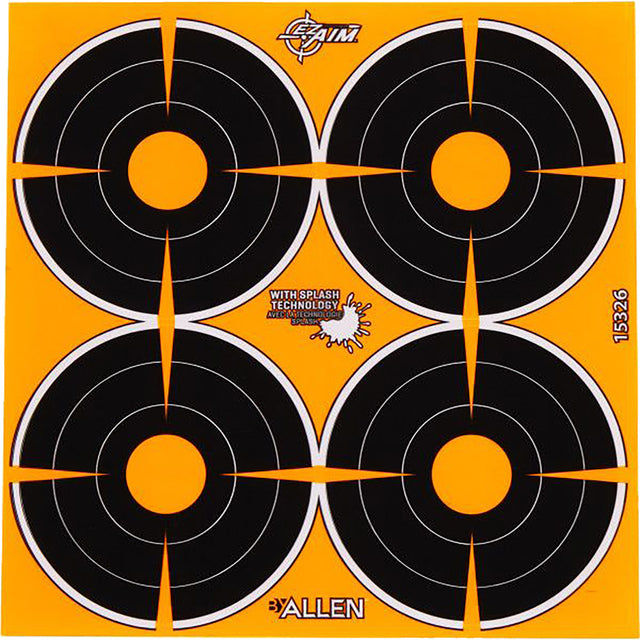 EzAim Splash Bullseye Adhesive Targets 3 in. 12 pk. | EZAim