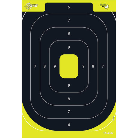 EzAim Splash IPSC Silhouette Targets 12x18 8 pk. | EZAim