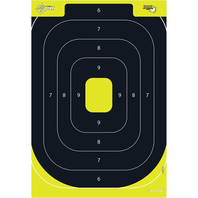 EzAim Splash IPSC Silhouette Targets 12x18 8 pk. | EZAim
