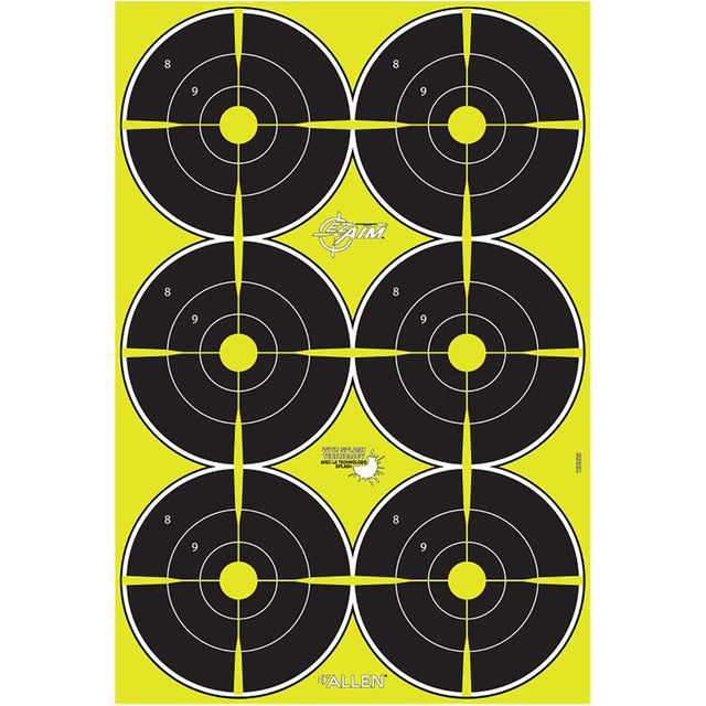 EzAim Splash Bullseye Targets 6 in. 8 pk. | EZAim