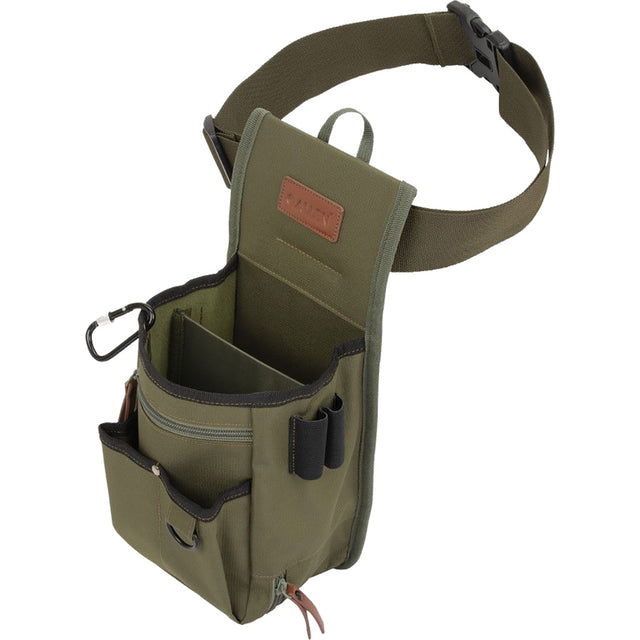 Allen Triumph Double Compartment Shell Bag Olive Green | Allen