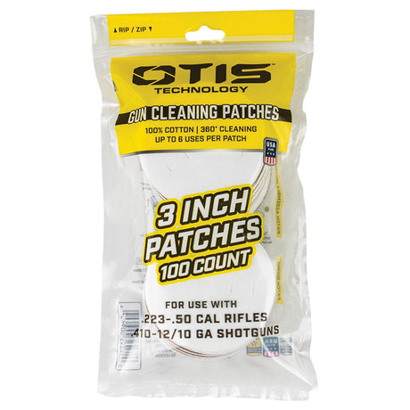 Otis Cleaning Patches 3 in. 100 pk. | Otis