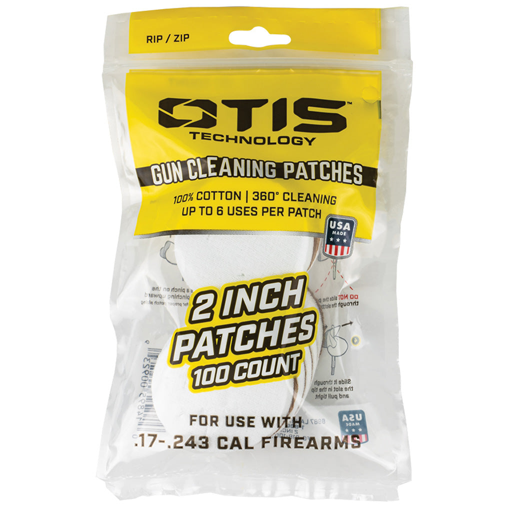 Otis Small Caliber Cleaning Patches 2 in. 100 pk. | Otis