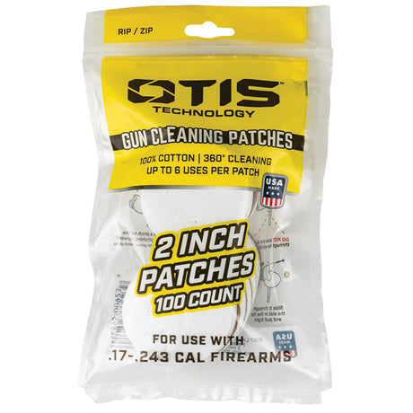 Otis Small Caliber Cleaning Patches 2 in. 100 pk. | Otis