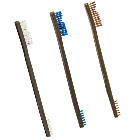 Otis All Purpose Brushes Nylon/Blue Nylon/Bronze 3 pk. | Otis